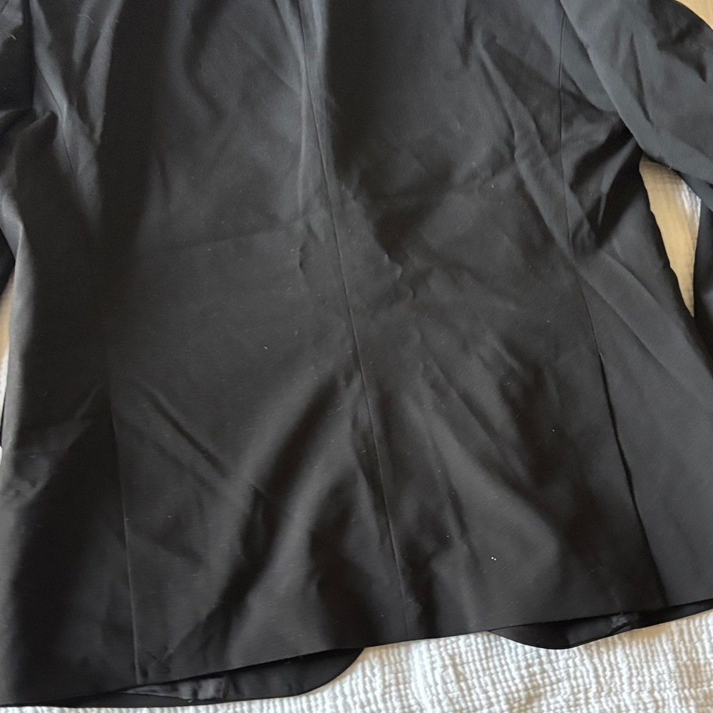 H&M SLIM FIT BLACK WOOL BLEND JACKET 46R - Picture 12 of 12